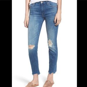 Mother The Looker Ankle Chew Jeans